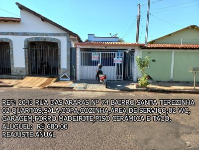 Casa para Locação, em Araguari, bairro SANTA TEREZINHA